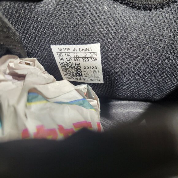 Adidas Adizero Select Team Men's Size 14 US Black/White Basketball Shoes IG5576 - Picture 9 of 9